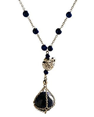 Necklace Lapis Lazuli, Silver 925